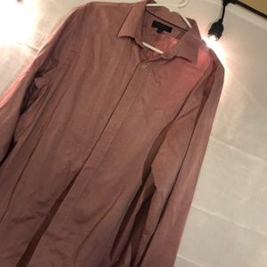 XL Men’s Red/White dress shirt